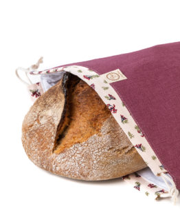 CHLEBOVKA BAGYDESIGN - PYTLÍK NA CHLEBA VÍNOVÁ S JEŘABINKAMI